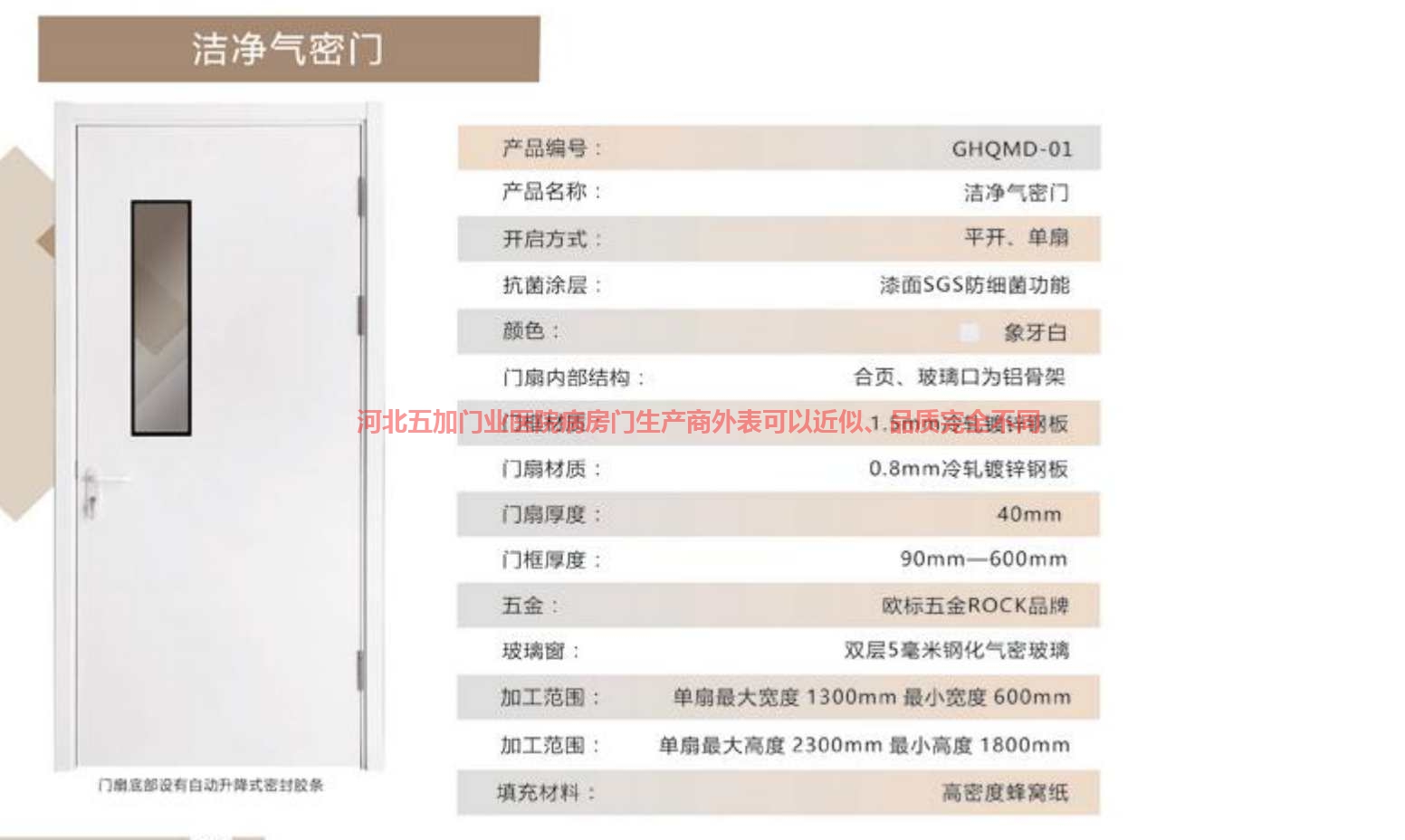 洁净室门